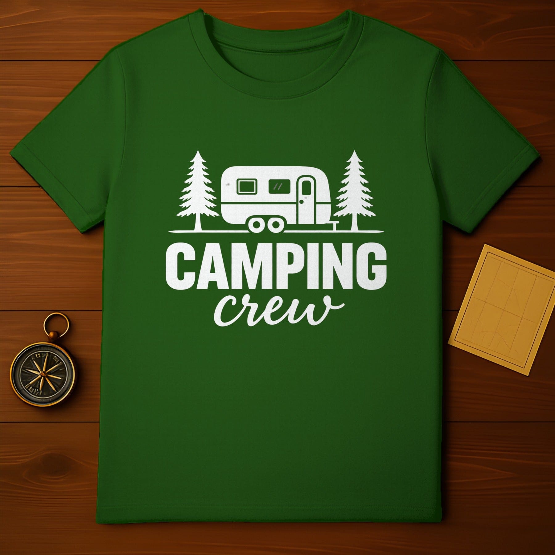 Camping Crew Graphic Design Shirt for Outdoor Lovers