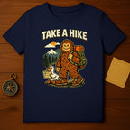 Take A Hike Sasquatch and Duck Hiking Graphic T-shirt