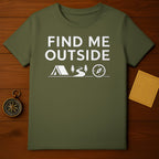 Find Me Outside Camping Adventure Shirt