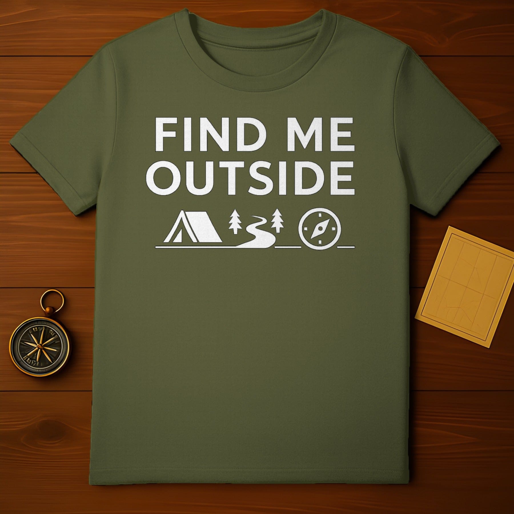 Find Me Outside Camping Adventure Shirt