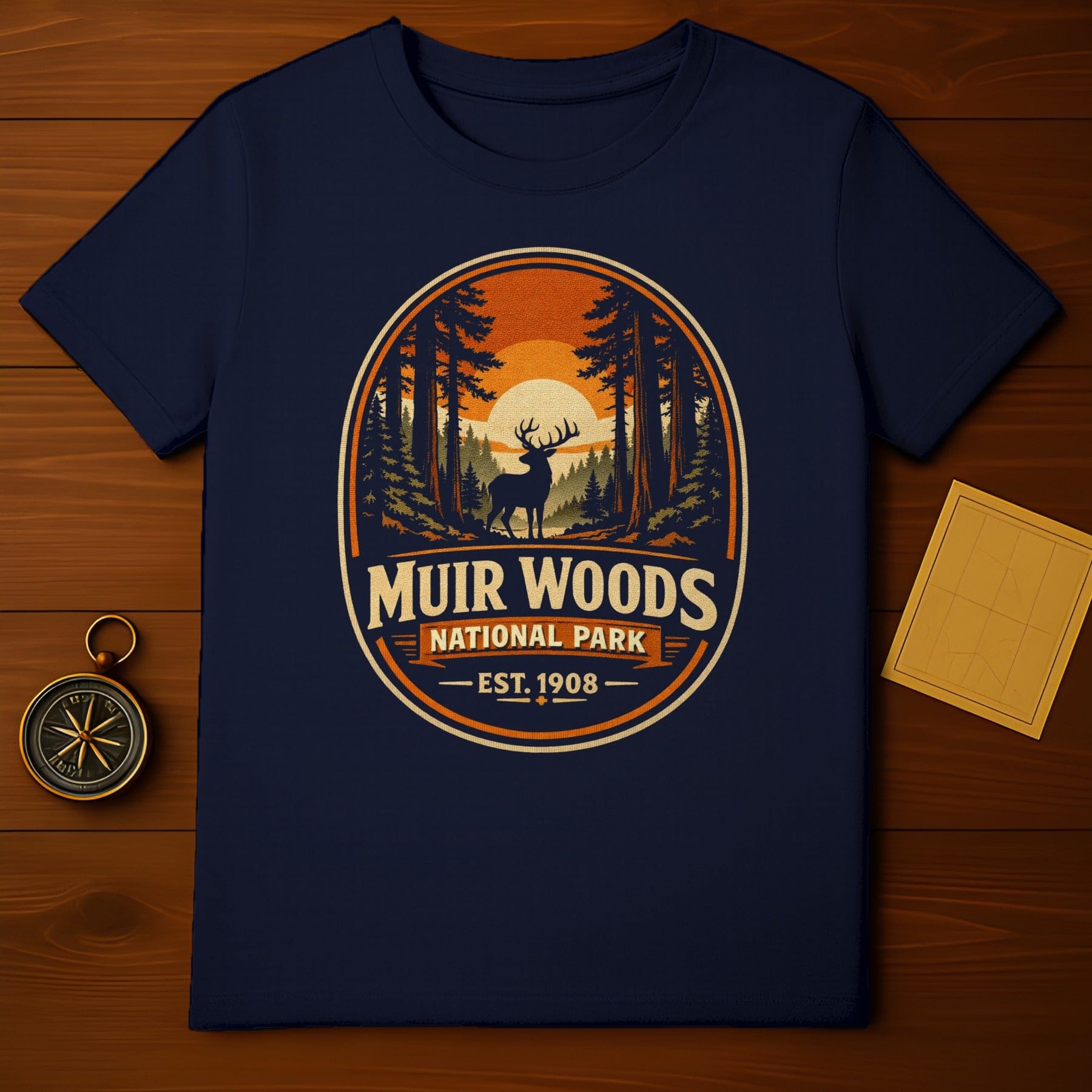 Muir Woods National Park Est 1908 Graphic T-Shirt