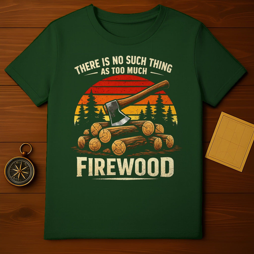 There Is No Such Thing As Too Much Firewood Shirt