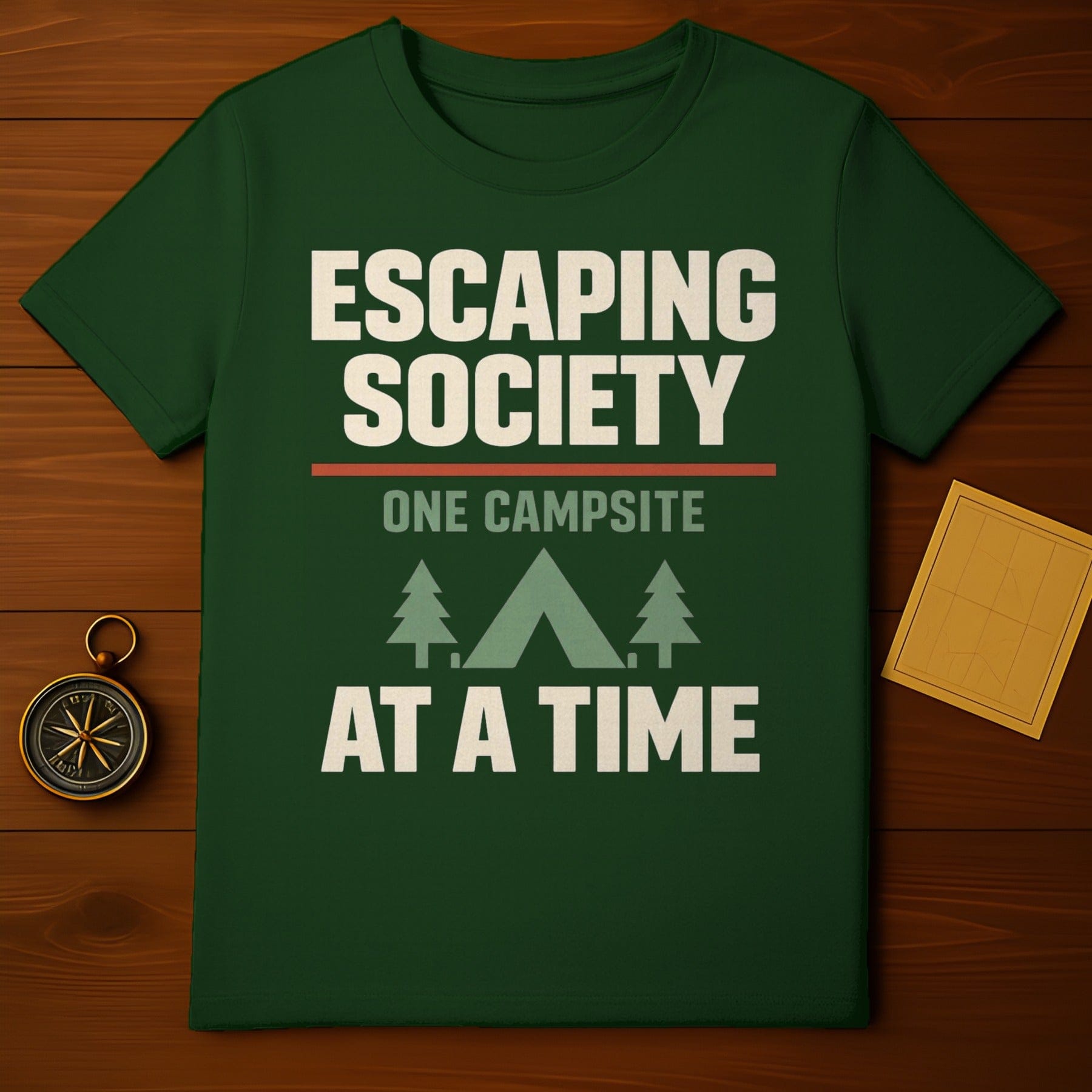 Escaping Society One Campsite At A Time product type