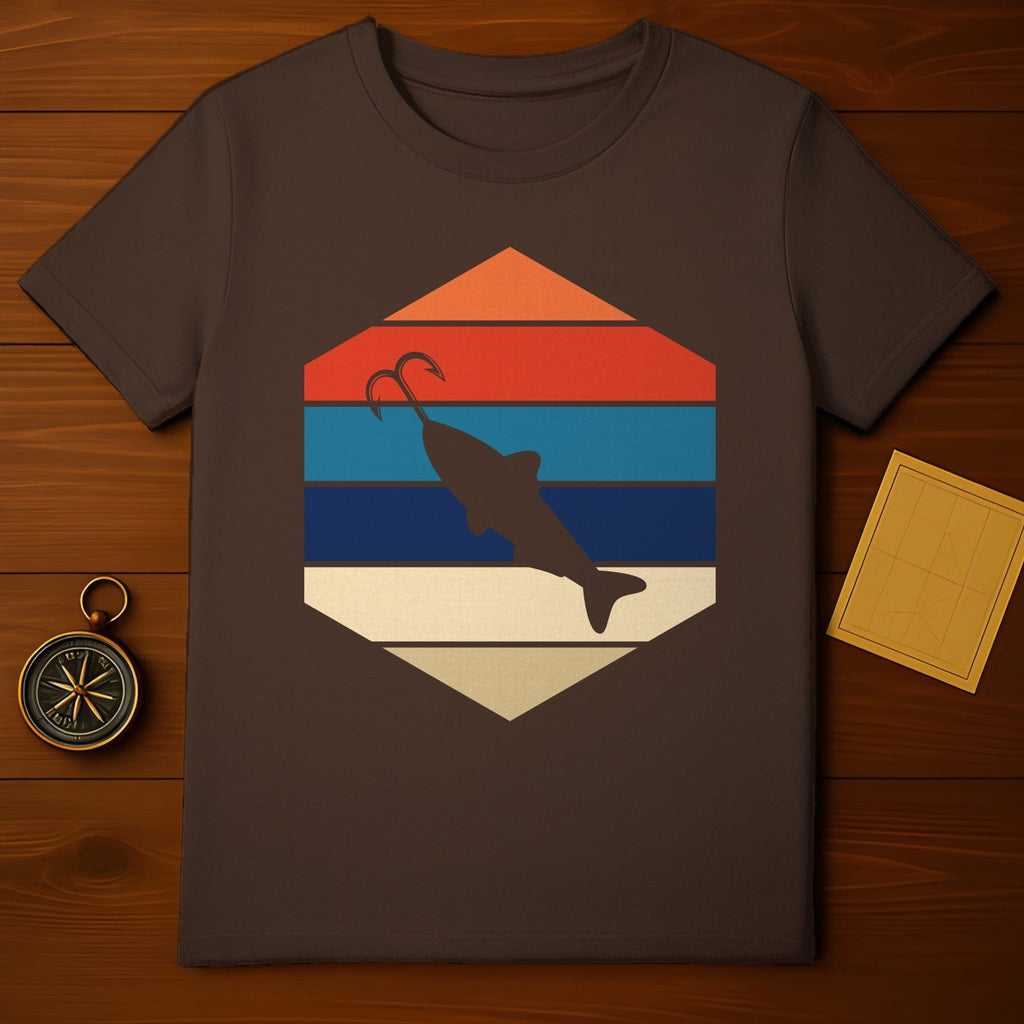 Retro Fishing Hook T-Shirt