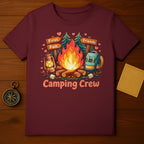 Fires Fun Friends Camping Crew Adventure Shirt