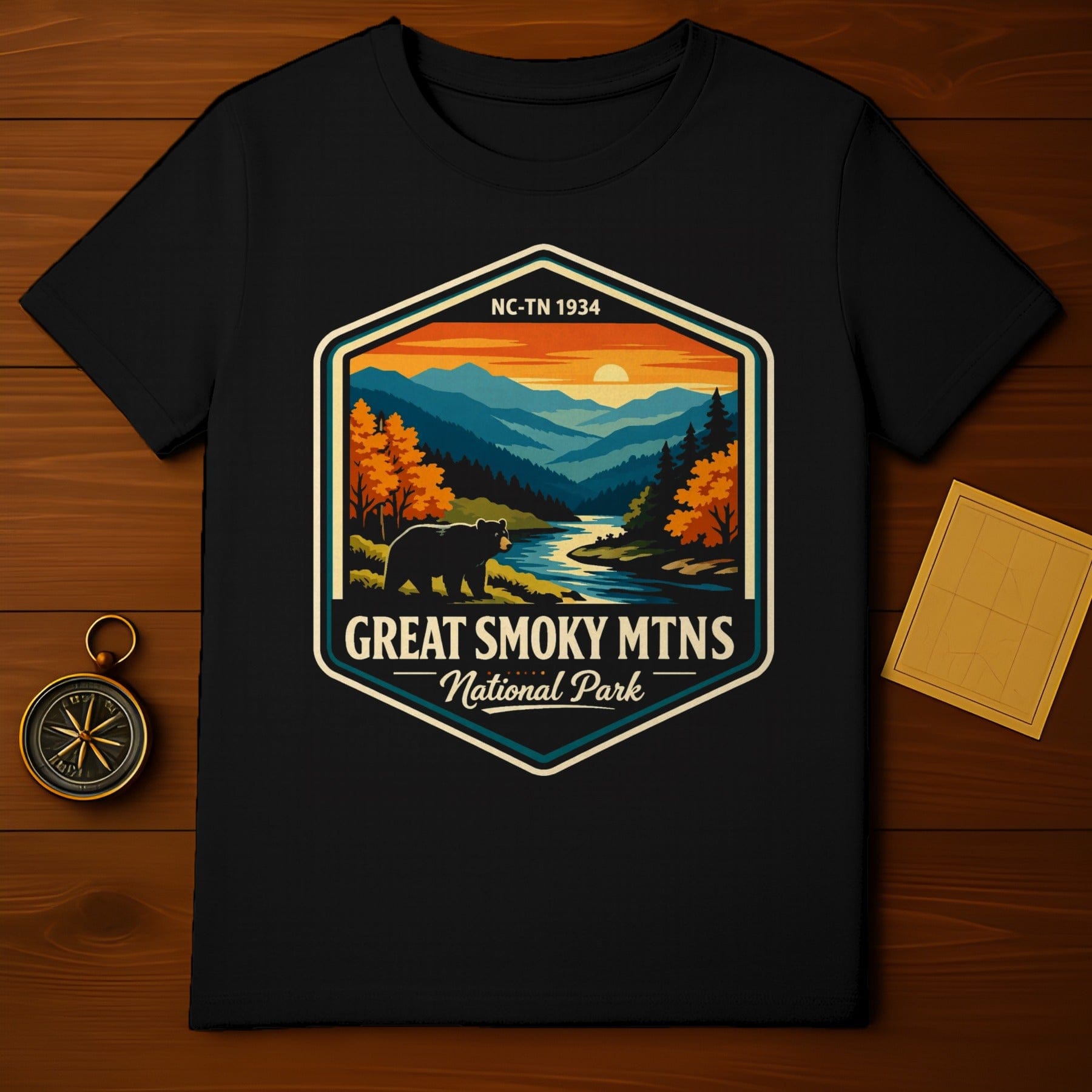 NC-TN 1934 Great Smoky Mtns National Park Bear product type