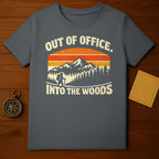 Out of Office Into the Woods Hiking Adventure Shirt