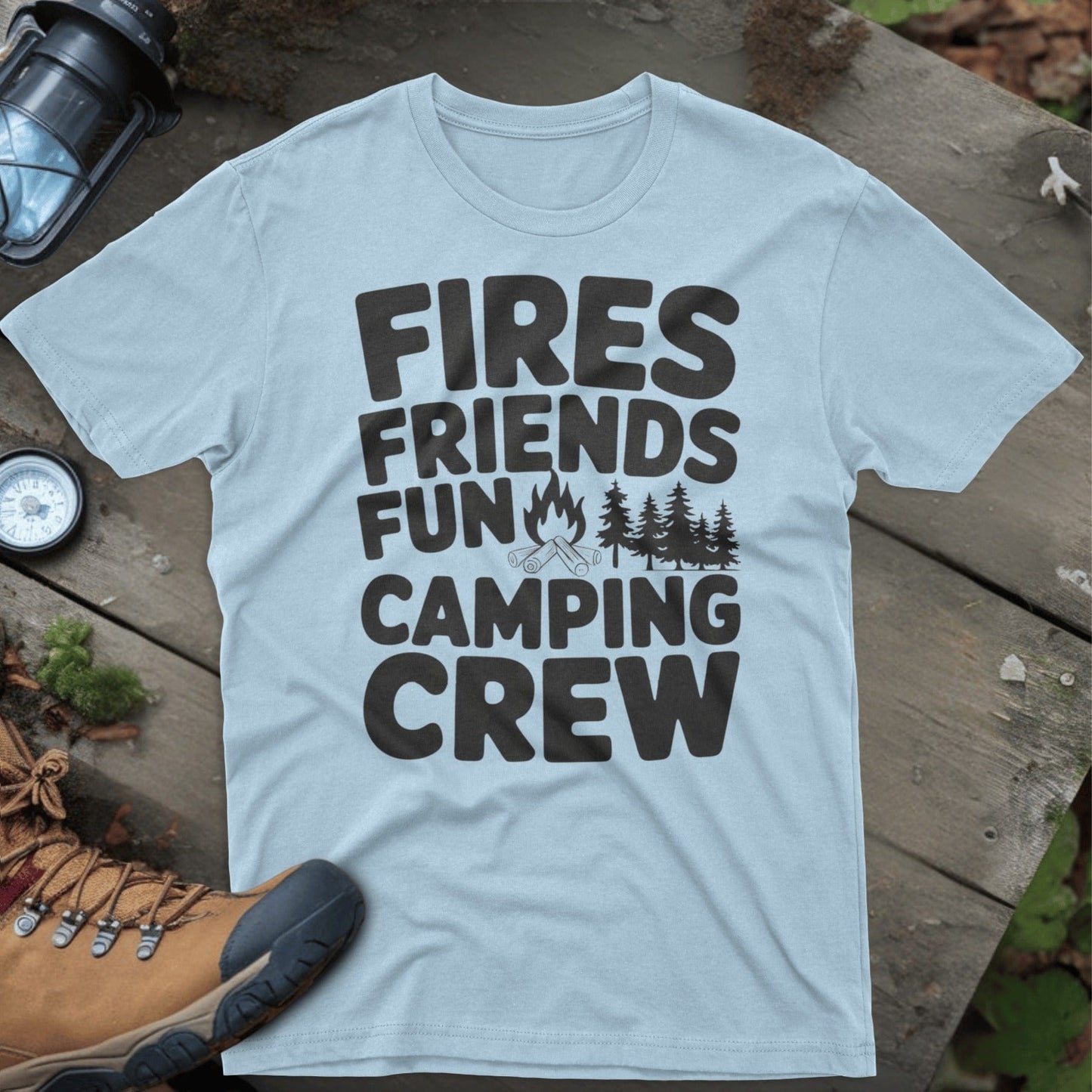 Fires Friends Fun Camping Crew T-shirt product