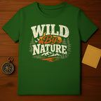 Wild By Nature Graphic Tee Shirt Outdoor Adventure Apparel