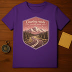 Country Roads Take Me Home Scenic Mountain T-Shirt