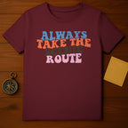 Always Take the Scenic Route Graphic T-Shirt