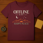 OFFLINE IS MY HAPPY PLACE Mountain Moon Stars product type