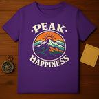 Peak Happiness Mountain Graphic T-Shirt