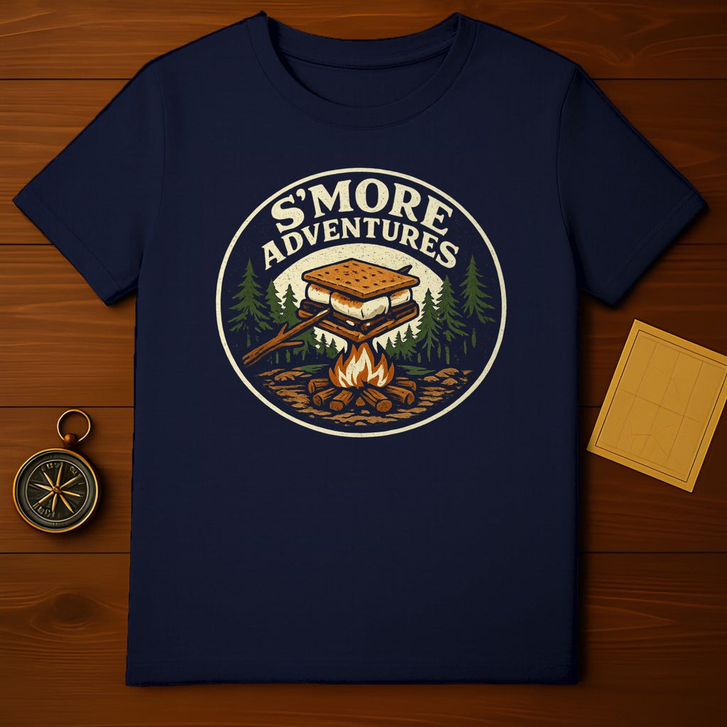 S'more Adventures Campfire Outdoors Graphic T-Shirt