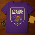 Adventure Level Snacks Packed Hiking T-Shirt