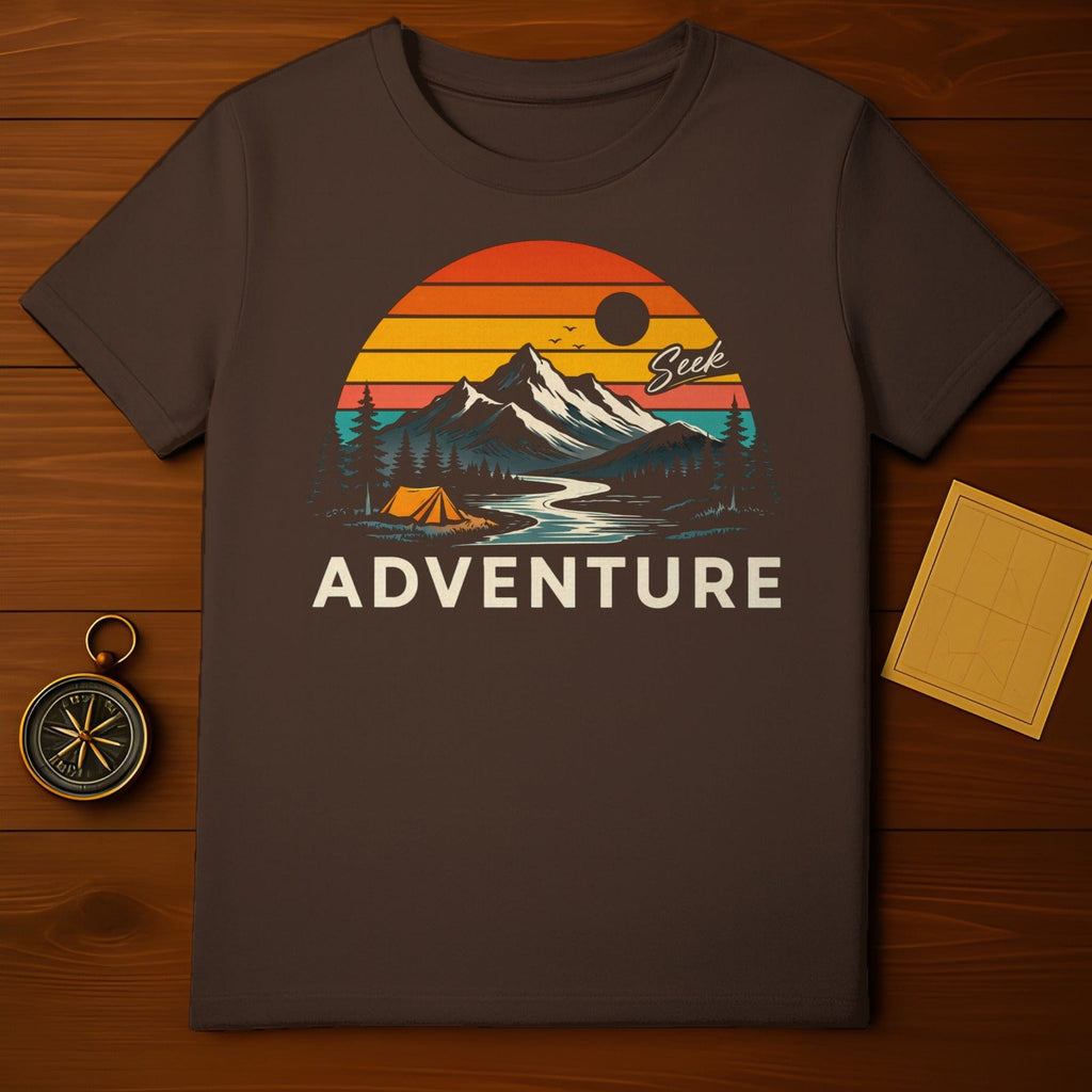 Seek Adventure Graphic Outdoor Camping Shirt
