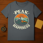 Peak Happiness Mountains Graphic Tee Shirt