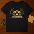 Social Distance Camping Tent Campfire Pine Trees Stars product type