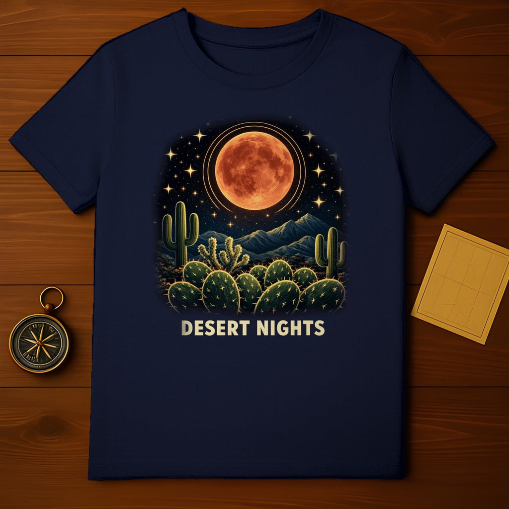 Moonlit Cactus Desert Nights Mystical Sky product type