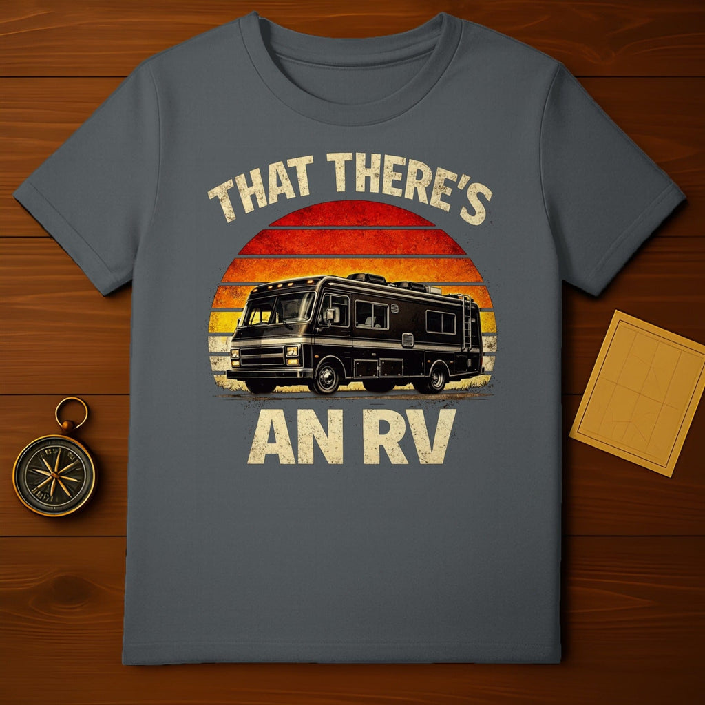 Retro That There's An RV Graphic T-Shirt Casual Wear
