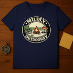 Mildly Outdoorsy Campfire Design T-shirt