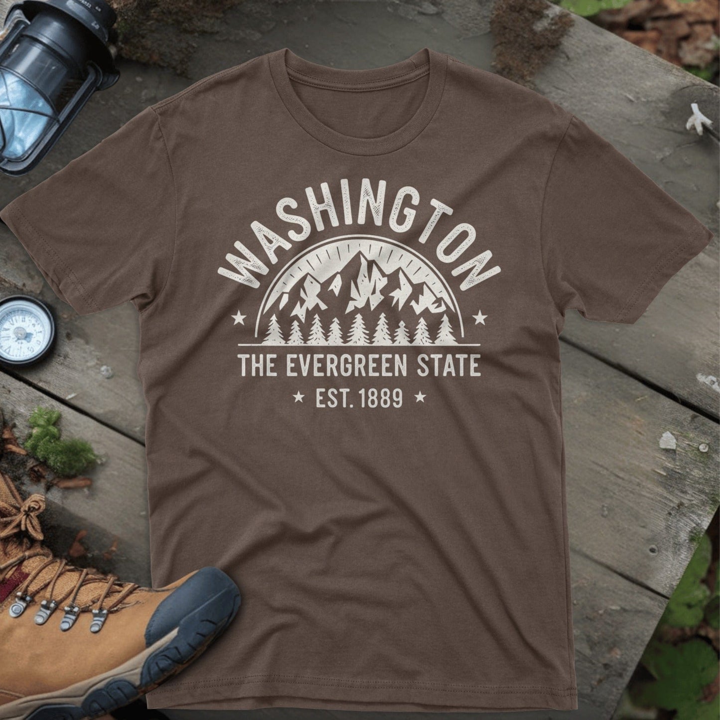 Washington The Evergreen State EST 1889 product type