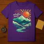 Adventure Awaits Graphic Design T-Shirt Product