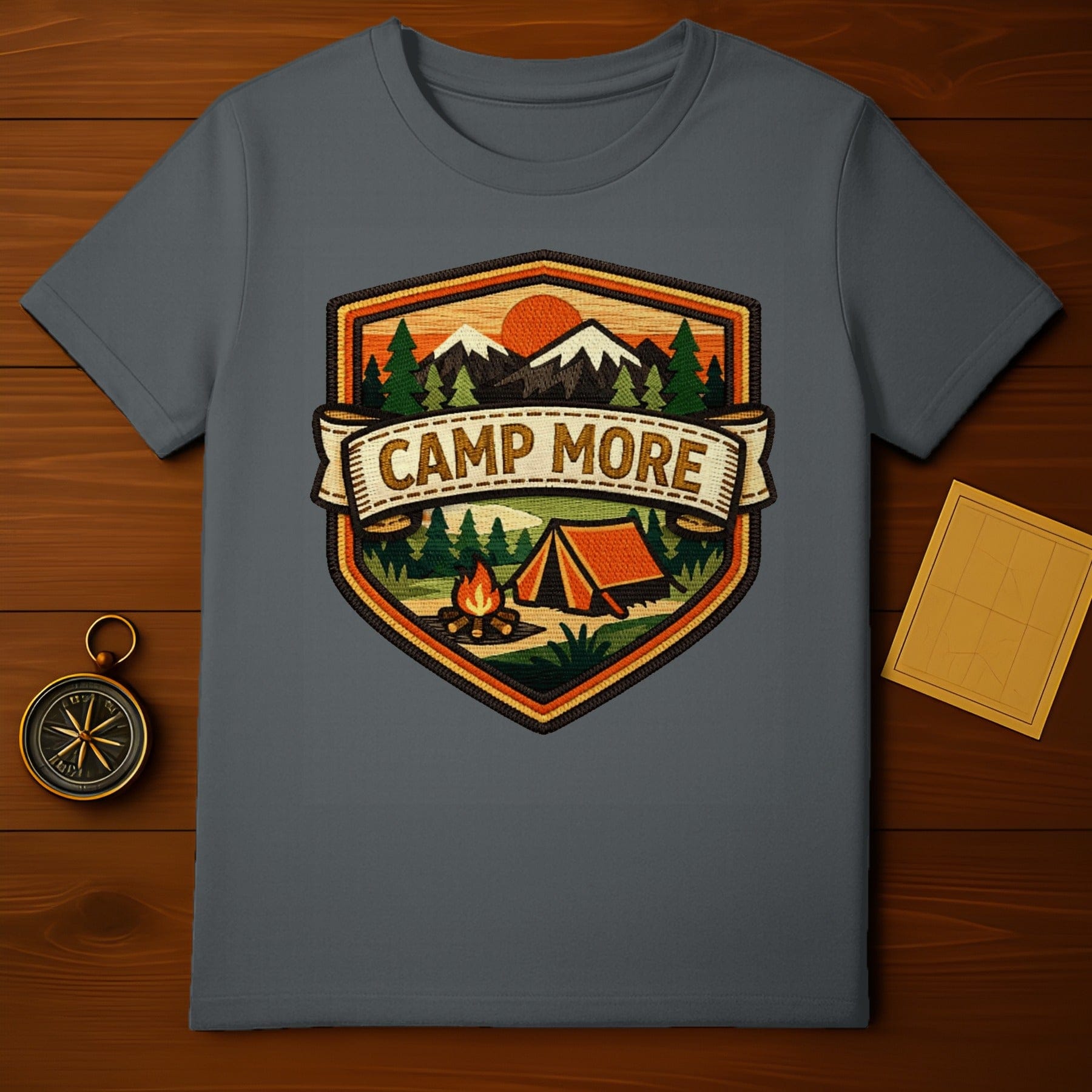 Camp More Outdoor Adventure Camping T-Shirt Product