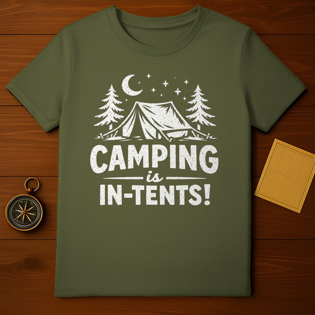 Camping Is In-Tents Graphic T-Shirt Product