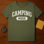 Camping Mode Graphic Tee Camping Shirt