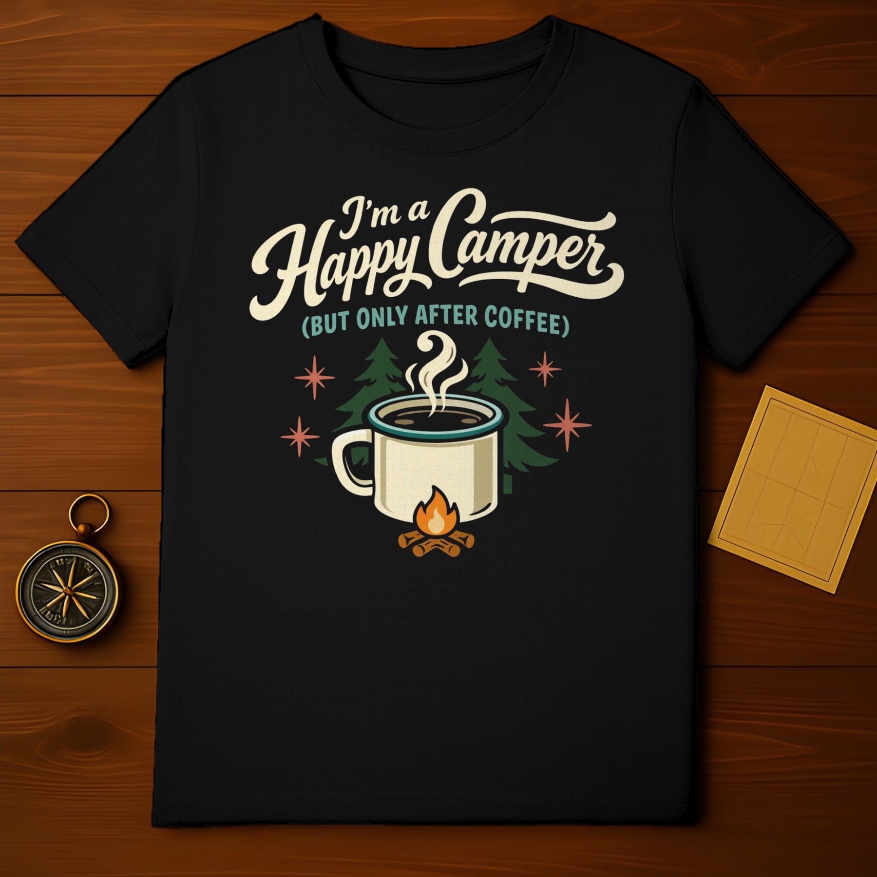 I'm a Happy Camper BUT ONLY AFTER COFFEE Funny Outdoor product type

happy camper
coffee lover
camping life
outdoor fun
adventure time
morning coffee
funny camping
camper gift
nature lover
campfire vibes
caffeine fix
forest design
rv life
glamping style
wilderness explore
coffee before
getaway shirt
humor quote
travel enthusiast
outdoorsy