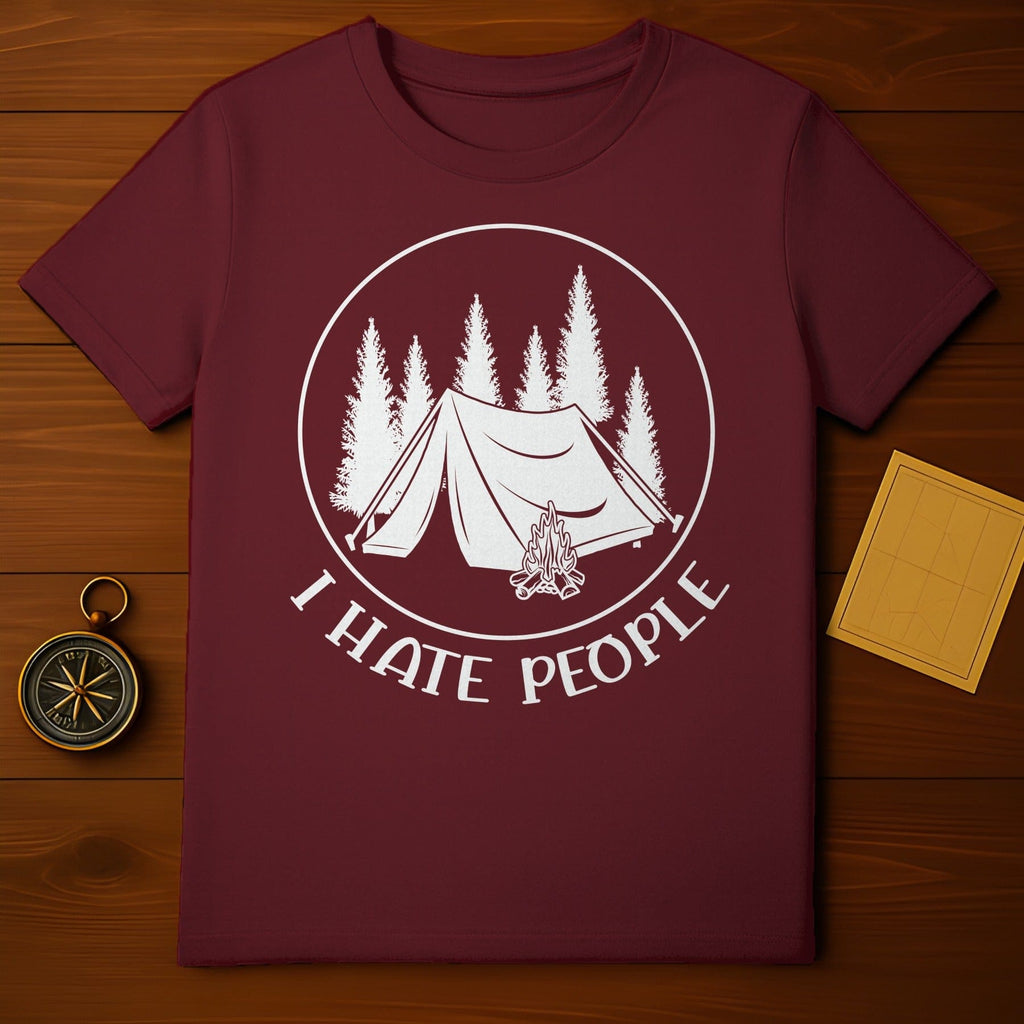 I Hate People Camping T-Shirt