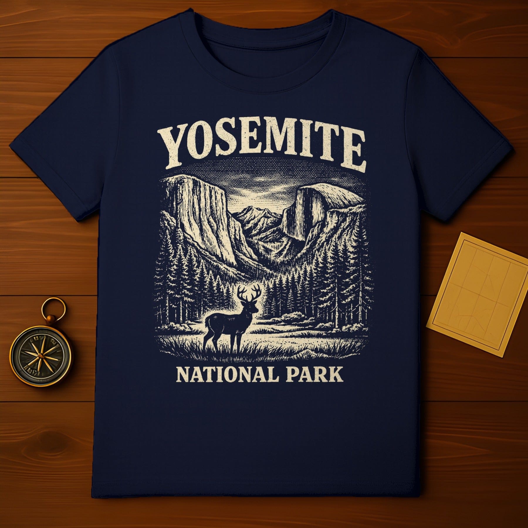 Yosemite National Park Scenic Graphic T-Shirt