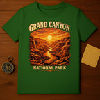 Grand Canyon National Park Scenic Green T-Shirt