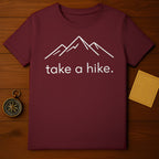 Take a Hike Mountain Design Outdoor Adventure Shirt