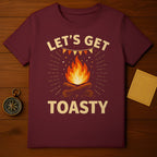 LET'S GET TOASTY Campfire Design Bunting Flames Stars product type