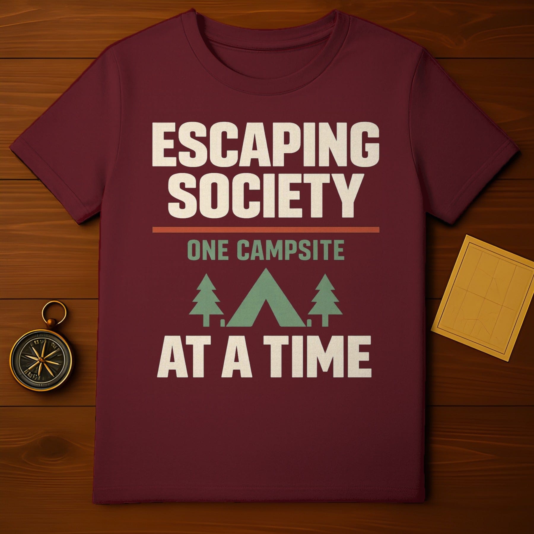Escaping Society One Campsite At A Time product type