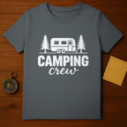 Camping Crew Graphic Tee For Outdoor Enthusiasts