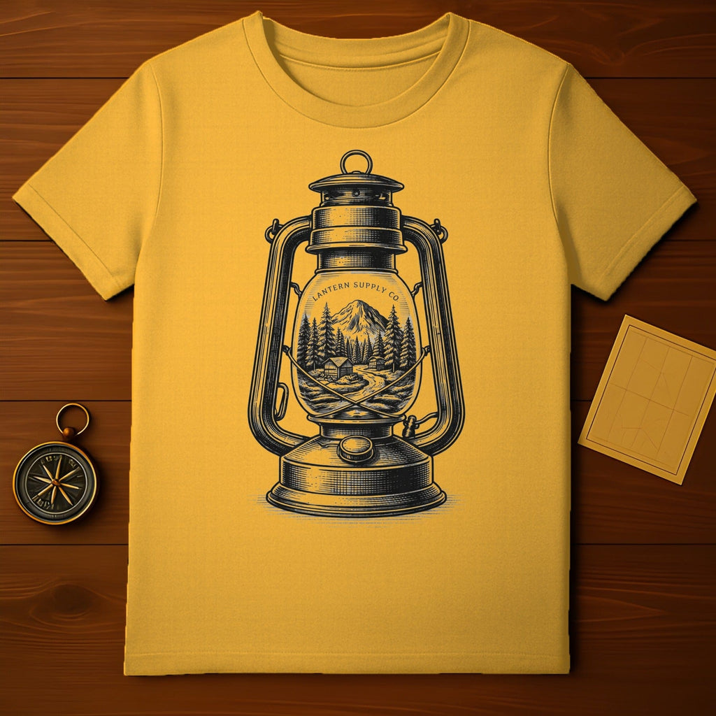 Lantern Supply Co Mountain Lantern Design Shirt