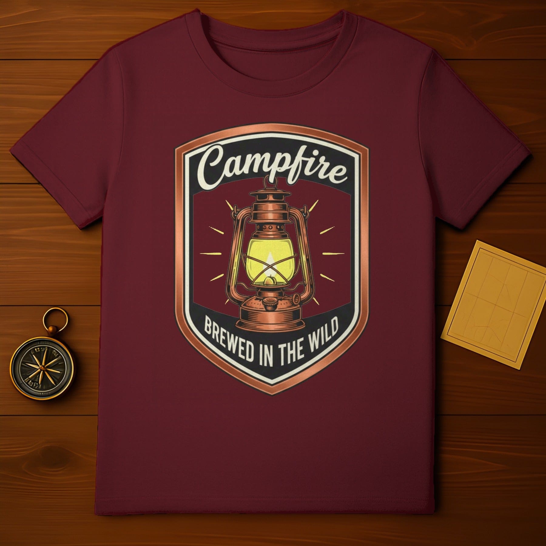 Campfire Brewed in the Wild Lantern Graphic Shirt