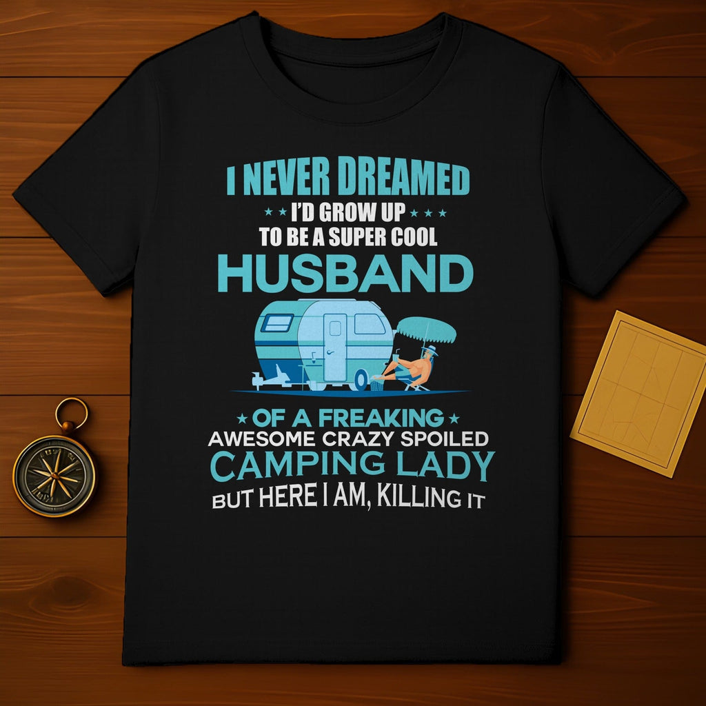 Married a Camping Lady T-Shirt