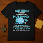 Married a Camping Lady T-Shirt
