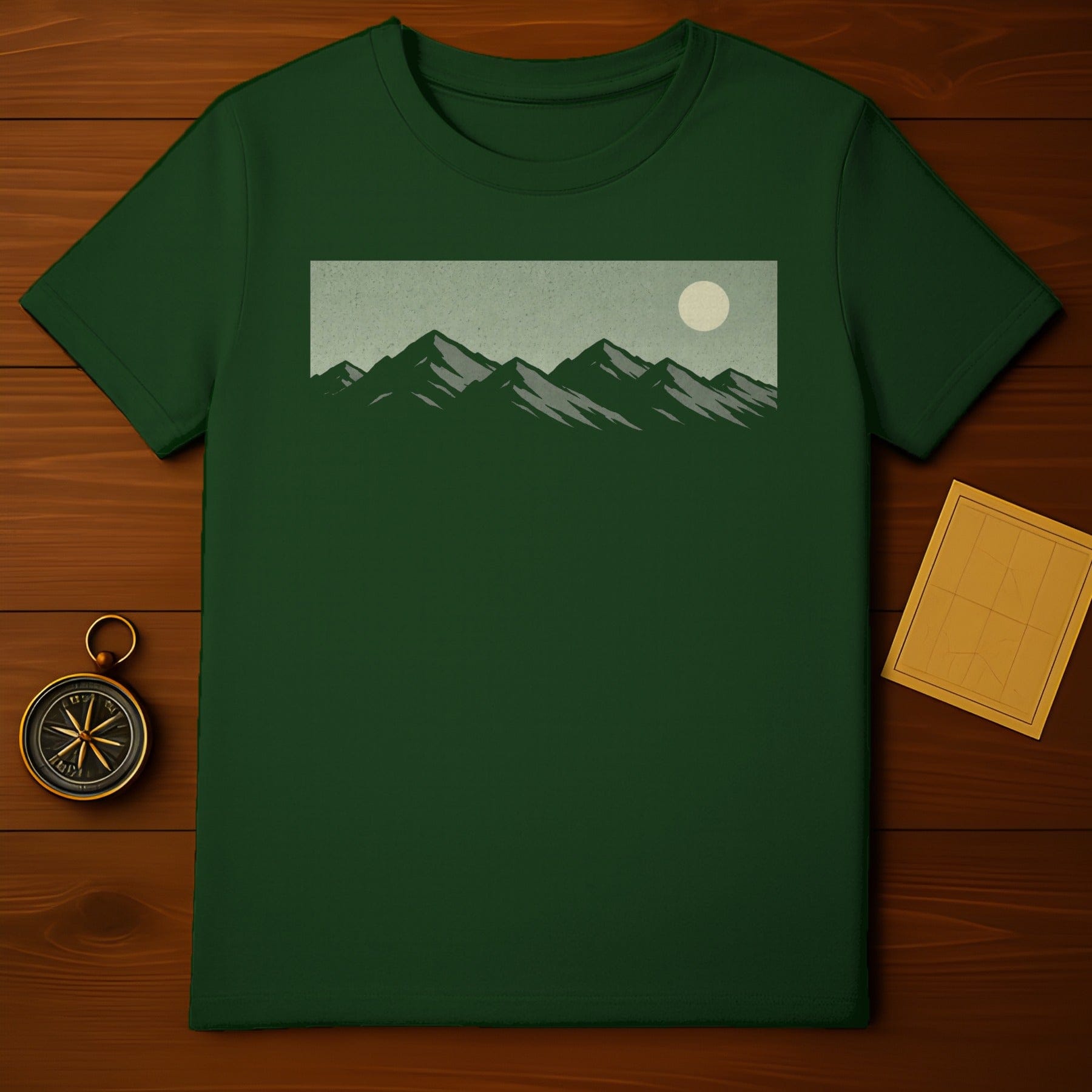 Mountain Moon Scenic Landscape T-shirt product type