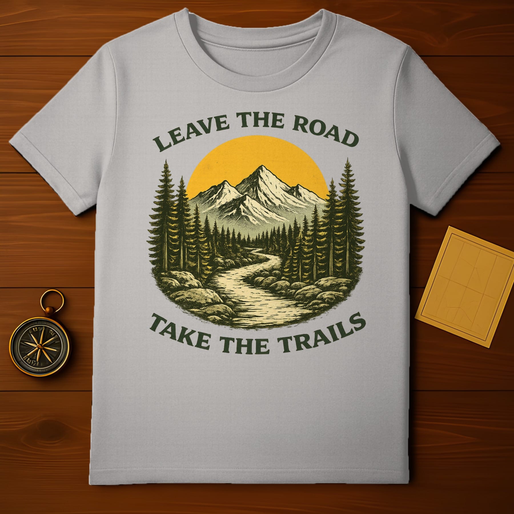 Leave The Road Take The Trails Graphic T-Shirt