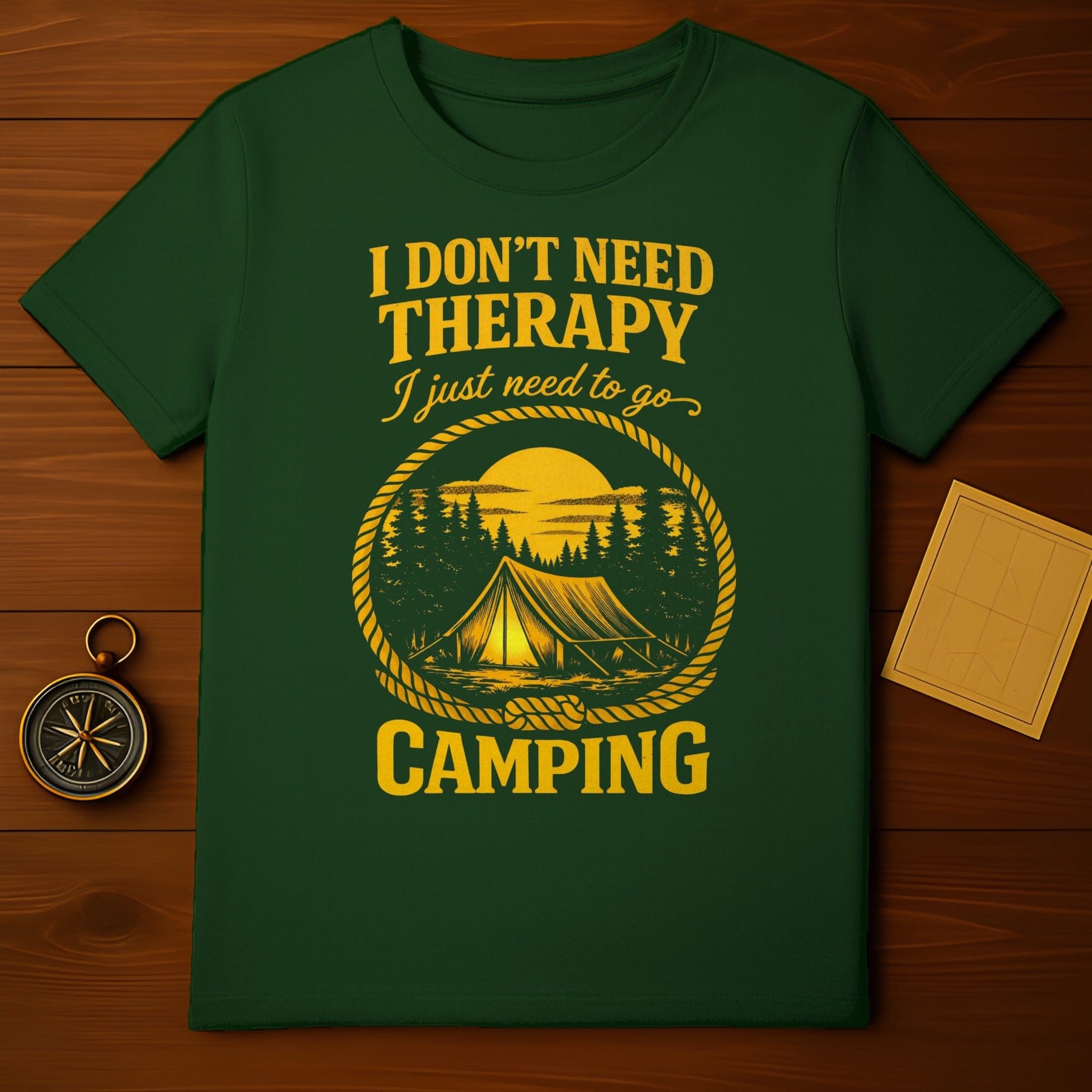 I Don't Need Therapy I Just Need to Go Camping Shirt