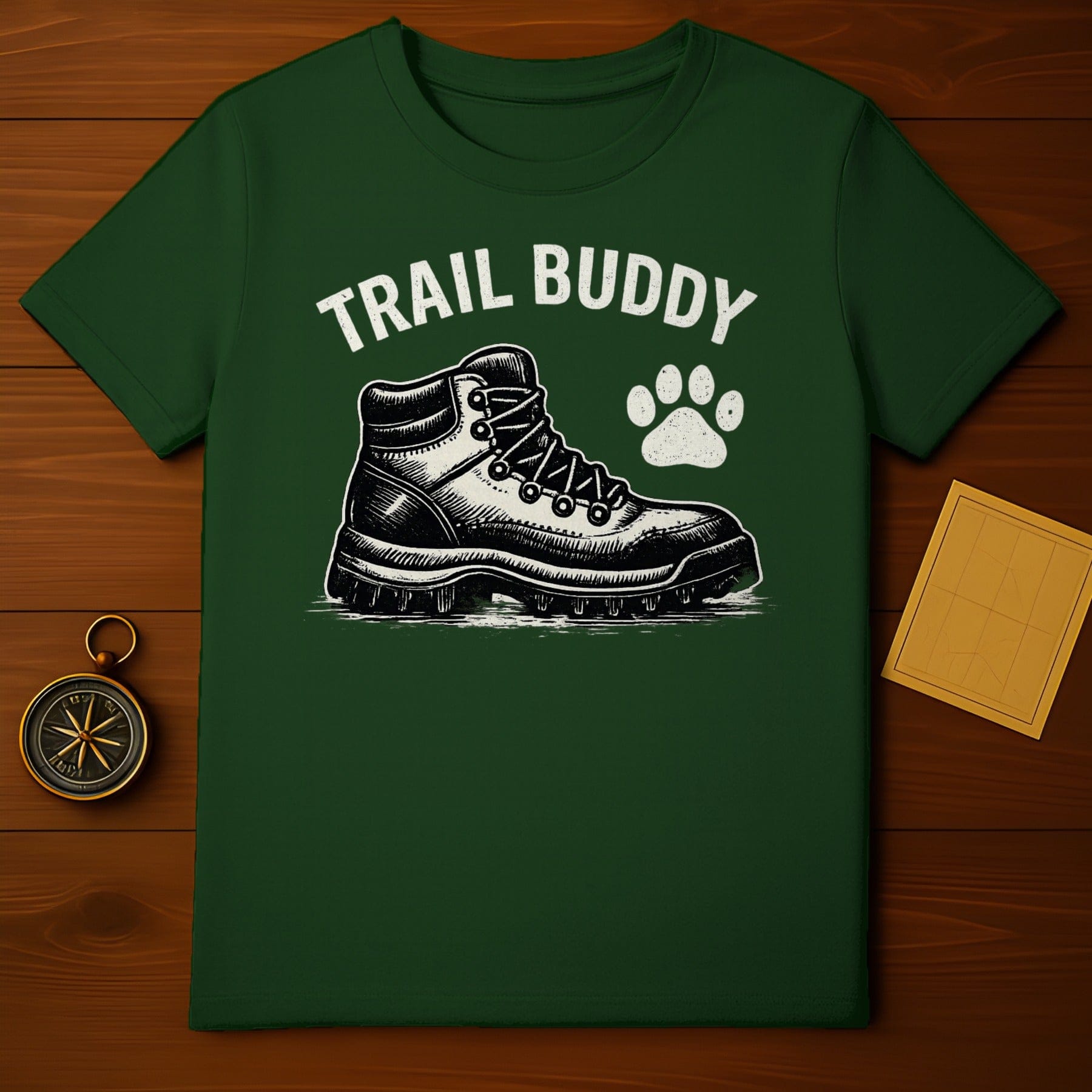 Trail Buddy Hiking Boot Paw Print Adventure product type