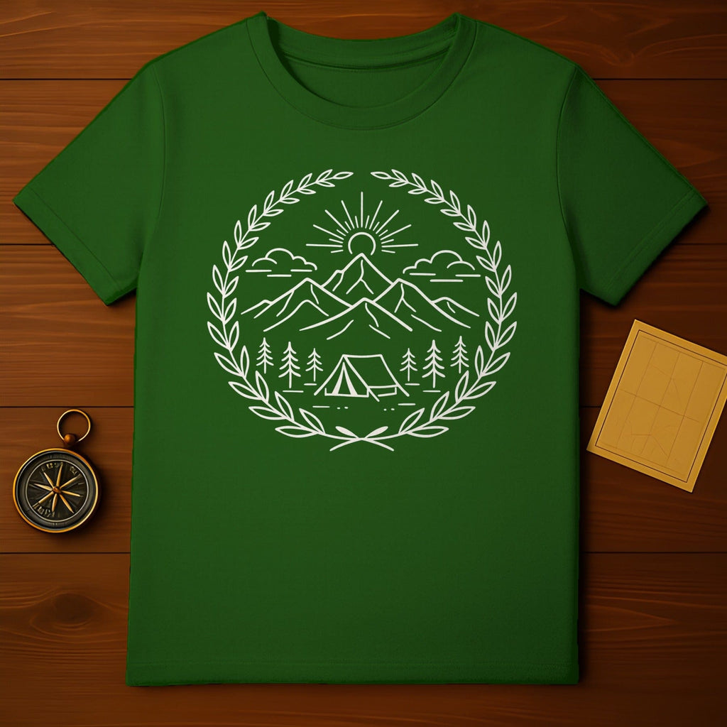Nature Inspired Outdoor Camping Design T-Shirt