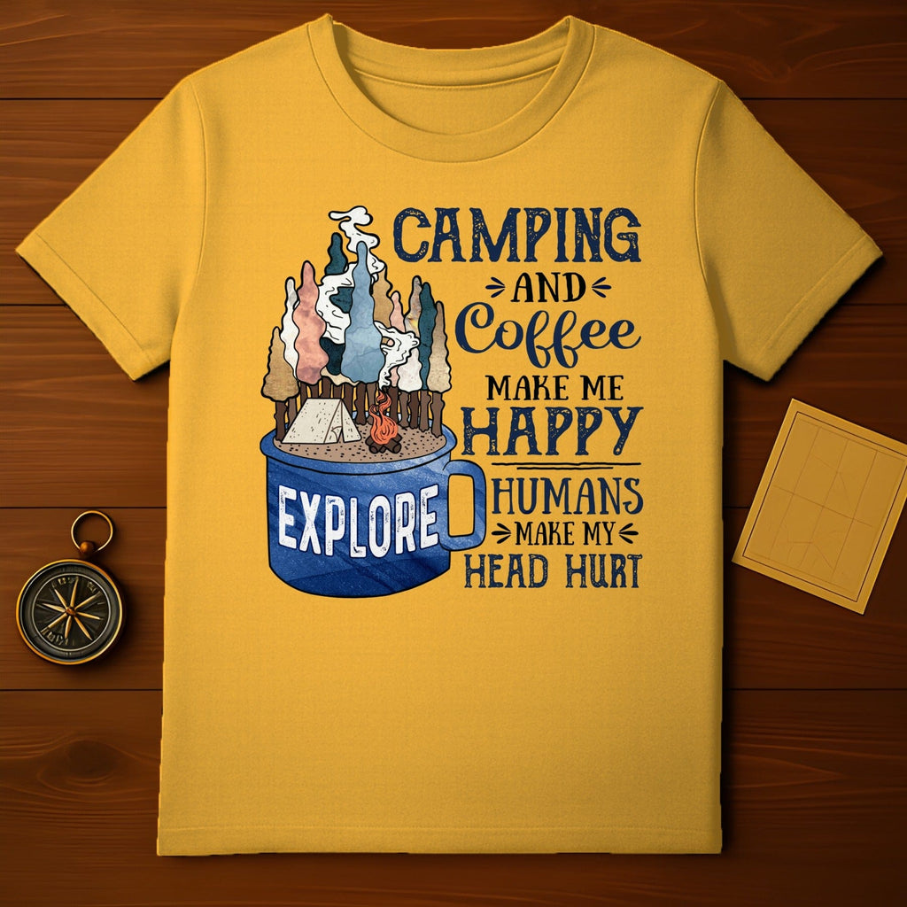 Camping & Coffee T-Shirt