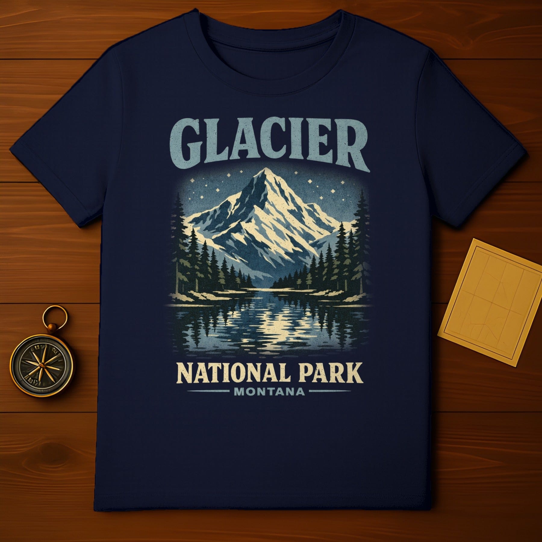 Glacier National Park Montana Graphic T-Shirt