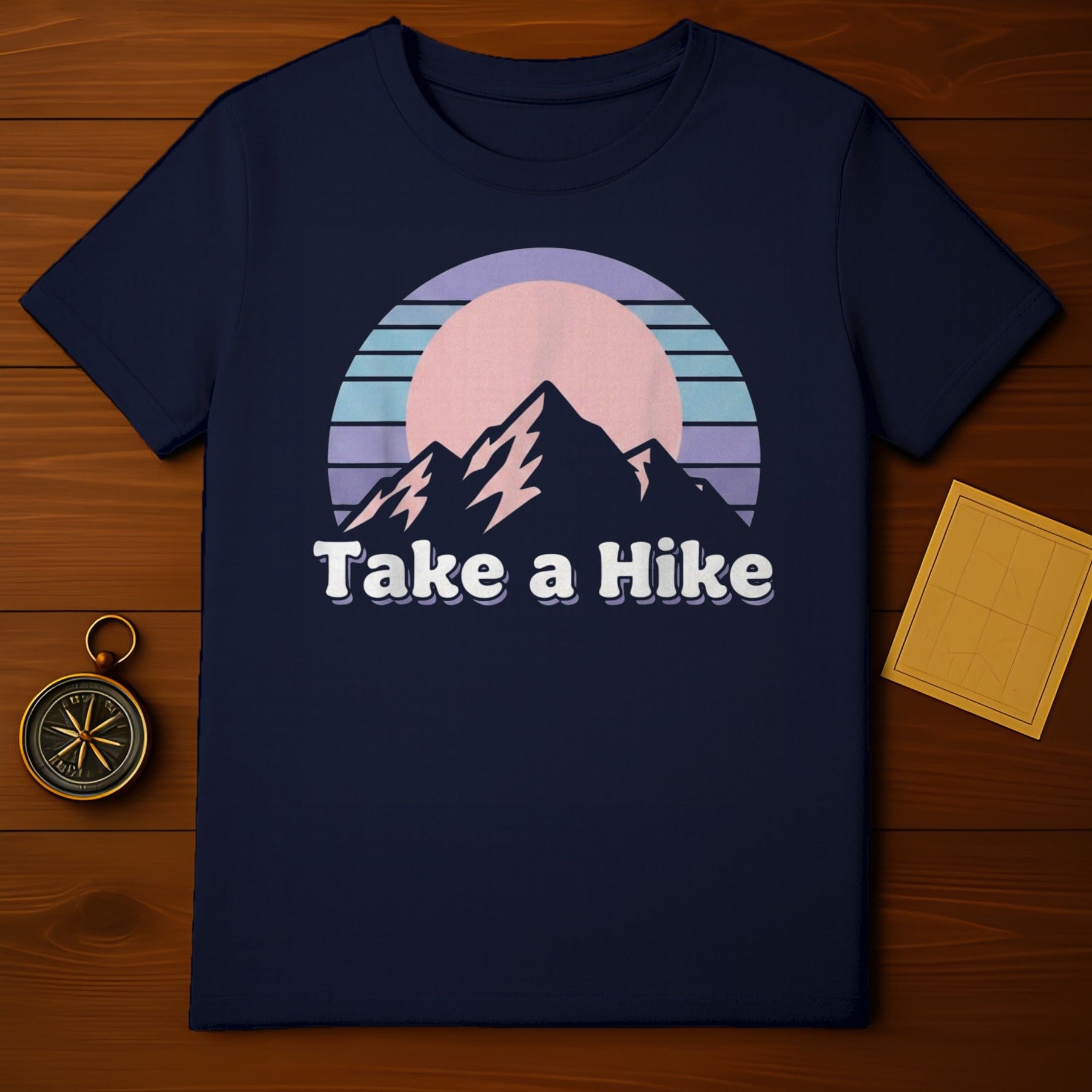 Take a Hike Mountain Sunset Graphic T-shirt